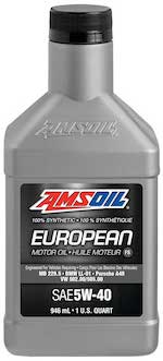 SAE 5W-40 FS Synthetic European Motor Oil